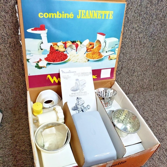 NEW Vintage MOULINEX Electric Salad Maker Meat Grinder RL 1AA Varco France - Picture 2 of 7